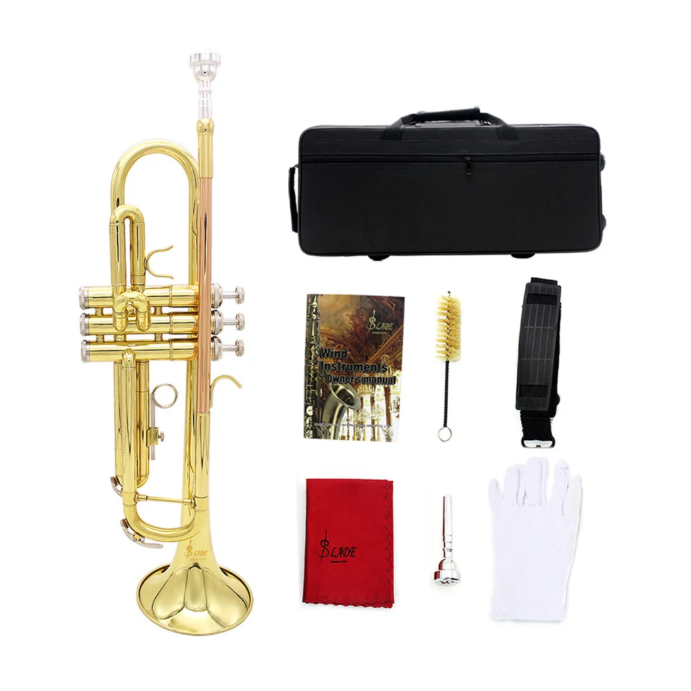 
Universal Professional Lacquered Bb Trumpet With Accessories 