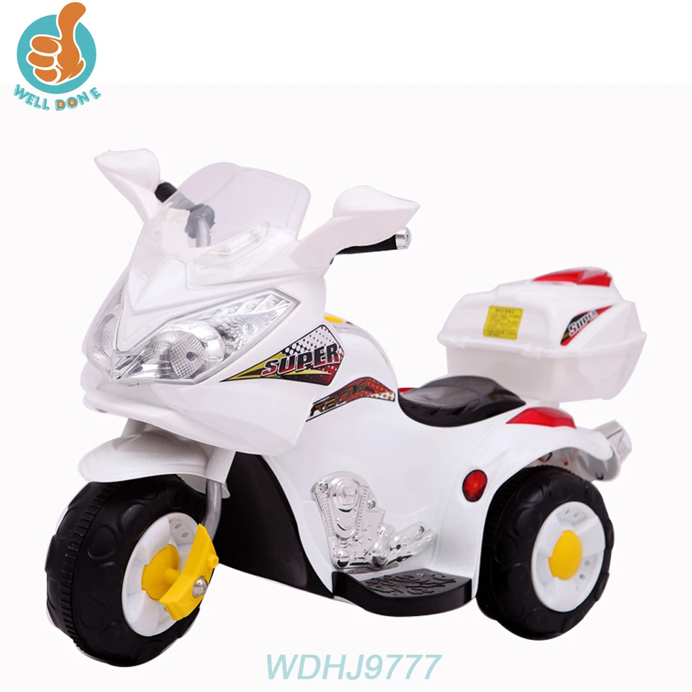 Миниатюрный детский мотоцикл WDHJ9777 2018 перезаряжаемый Электрический с 6 в аккумуляторной головкой игрушка