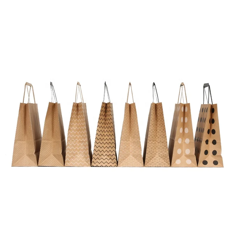 Cheap Stocked Paper Packing Bag
