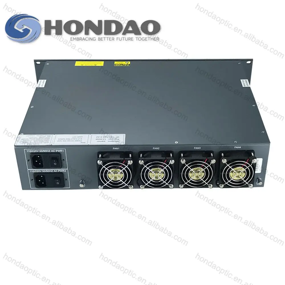 Hondao CATV 1550nm Fiber Optic Laser CATV 20dbm Signal Amplifier Dual Power Supply EDFA