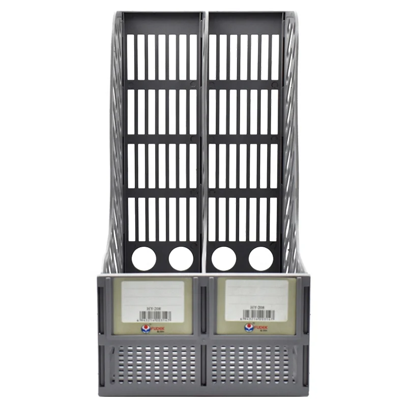 2 layer Best selling wall holder plastic magazine desktop file organizer