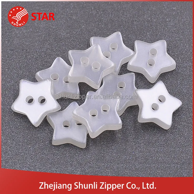 Одежда аксессуары Декоративные Жемчужно-Белый кнопка в форме звезды