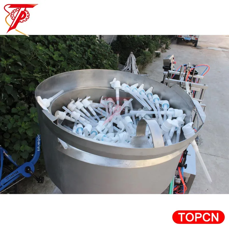 Trigger honey auto twist off lug capping machine with vibrating cap feeder