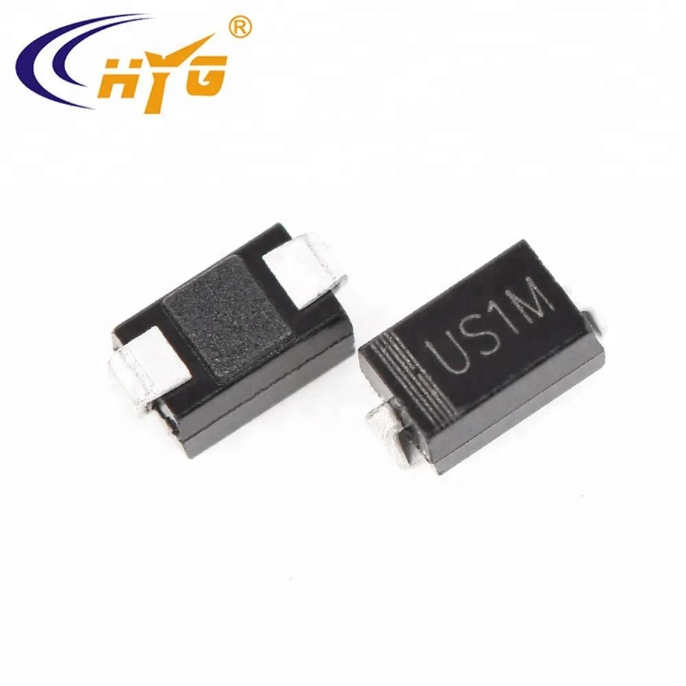 Быстрое восстановление SMD-диоды US1M SMA / DO-214AC US1M высокопроизводительные выпрямительные диоды