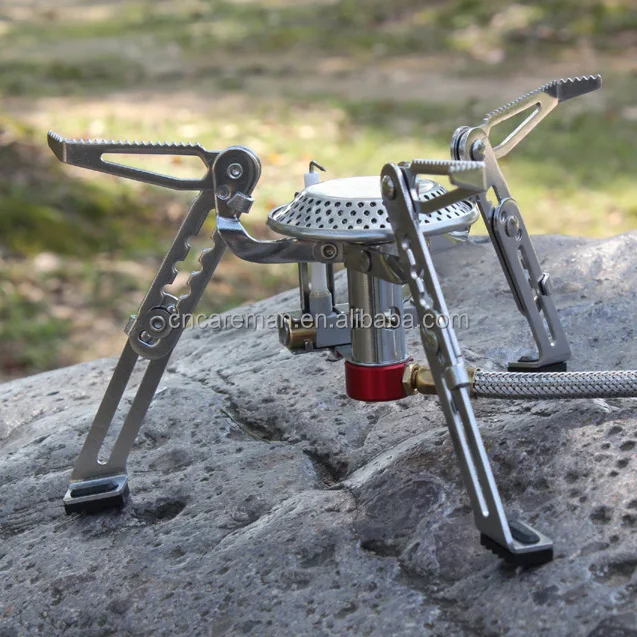 Portable Mini Camping Gas Burner, Folding and Adjustable Height Hiking Gas Stove Accepting OEM Orders