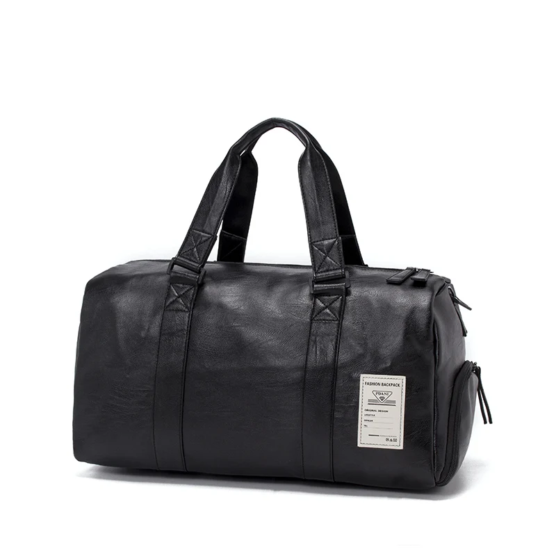 
New portable waterproof travel bag pu large capacity unisex sports and fitness light luggage travel bag 