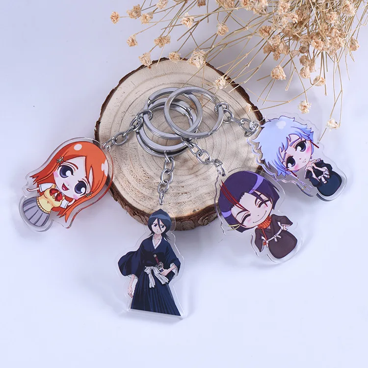Custom Shape Blank Printed Clear Anime Acrylic Keychain
