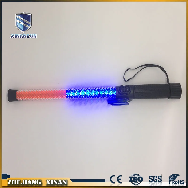 flashing rechargeable traffic wand light baton flash light stop light