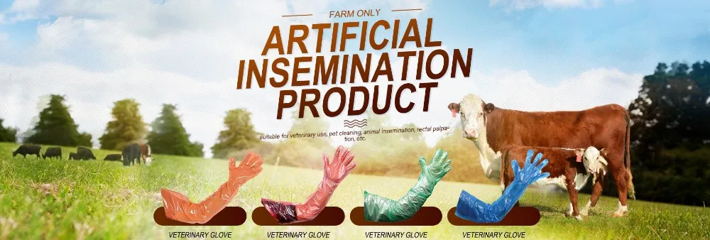 veterinary artificial insemination glove 