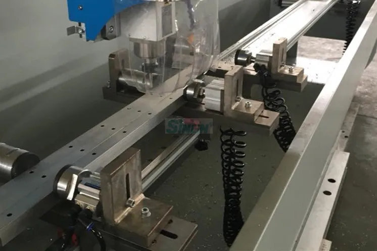 CNC 3 4 axis aluminum pvc profile multi head milling drilling machine