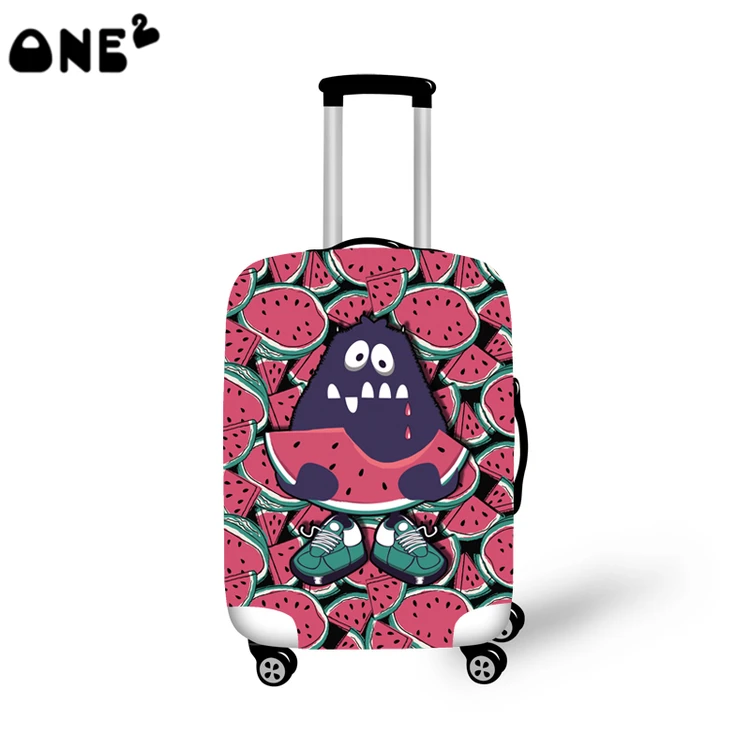 ONE2 design cute monkey pattern wholesale luggage cover for boys suitcase
