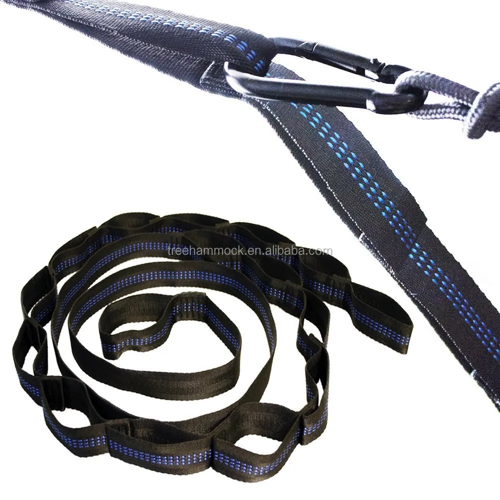 Adjustable heavy duty tree straps for hammock double layer daisy chains best hammock post straps