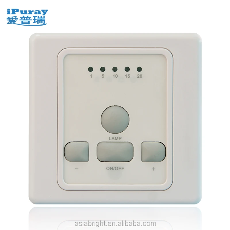 smart home appliance Keypad Ventilation Fan Speed and LightIng Control  switch with Timer HVAC controller