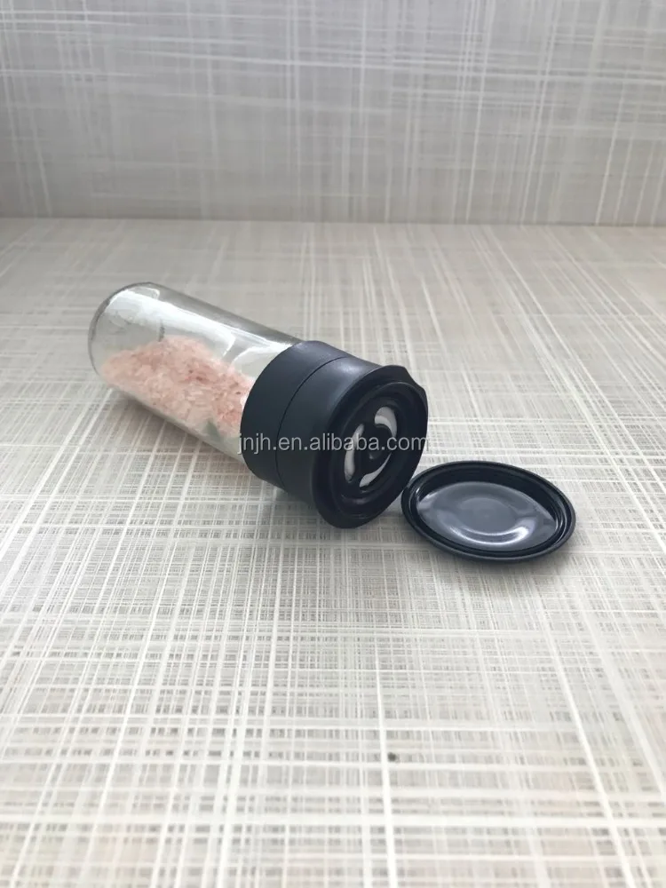 salt and pepper with ceramic grinder color lid