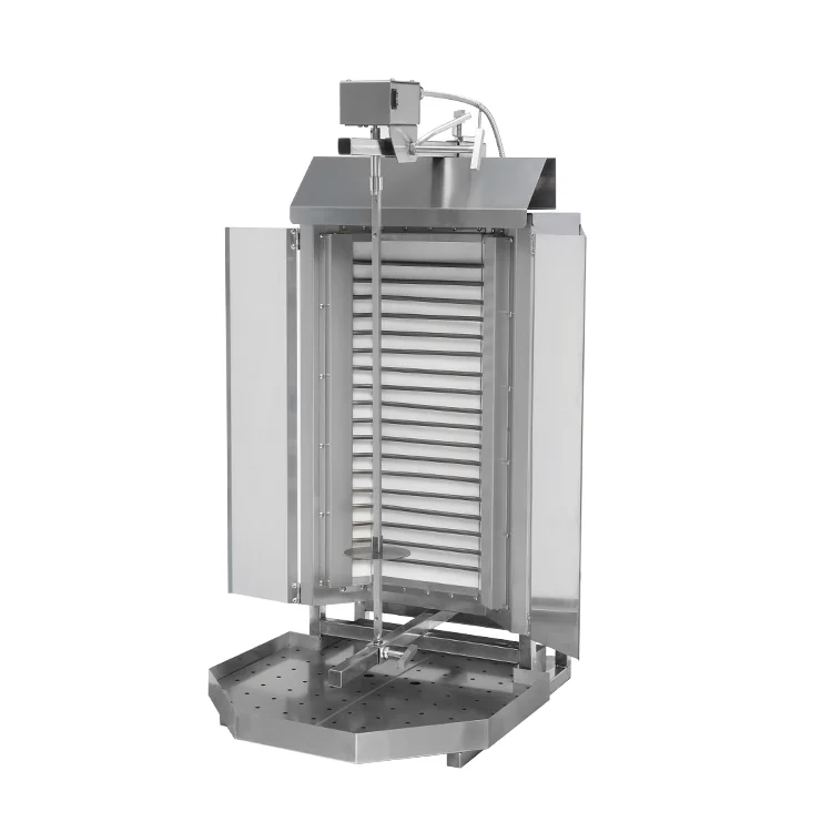 
Электрическая шаурма-гриль для курицы из нержавеющей стали с 3 горелками Из нержавеющей стали 3 горелки курица Ближний Восток Барбекю электрический гриль шаурма машина