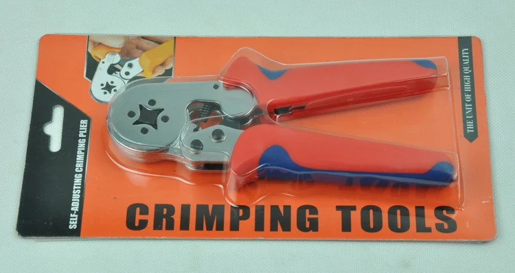 LSC8-6-4 Adjusting Ratcheting Square Ferrule Wire Cable Crimper Plier Crimping Crimp Tool AWG23-10 crimping plier
