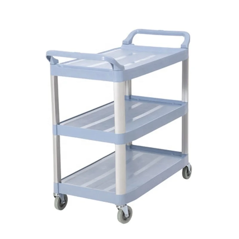  Новый стиль дизайн полный размер 4 колеса Высокое качество Пластиковые Мобильная подвижная комната шеф повара отеля услуги обеденный стол маникюрный салон трамвай