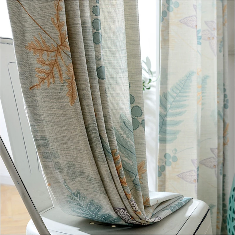 Different Models of window curtains for living room / bedroom polyester curtains