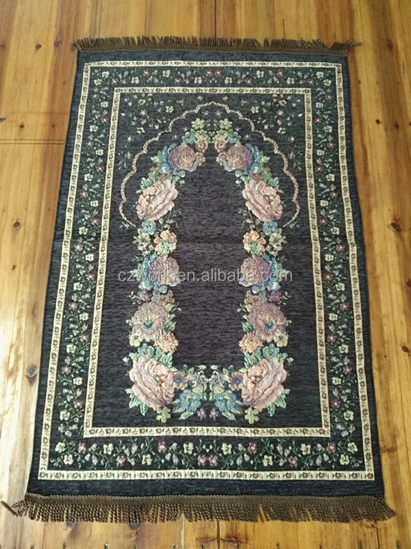 Высокое качество синели высокое качество мусульманин молитвенный коврик