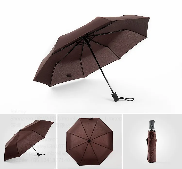 Luxury umbrella uv protection popular fashional auto open and close 3 folding women rain umbrella for sale