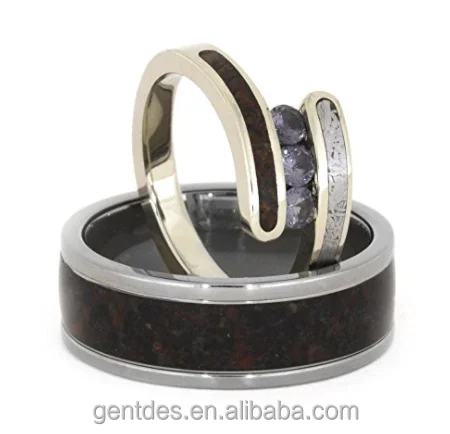 10k для пары кольцо из белого золота с гаваона метеорит футболка с динозавром детская кости в стерлинговом серебре