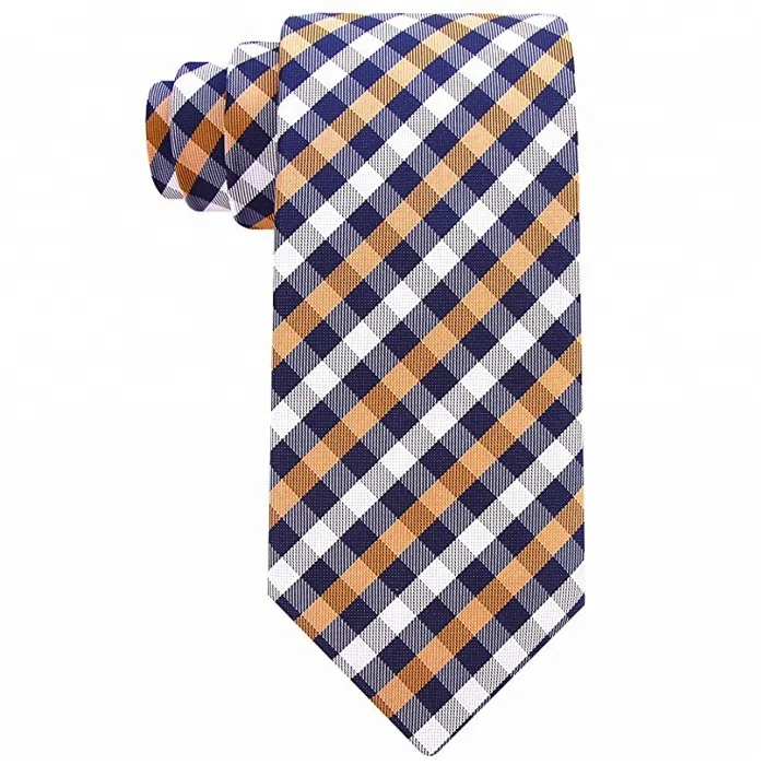 Plaid Ties for Men Woven Necktie Mens Ties Neck Tie