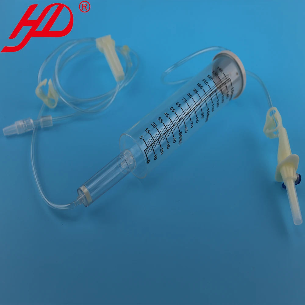 Sterile burette type infusion set for single use