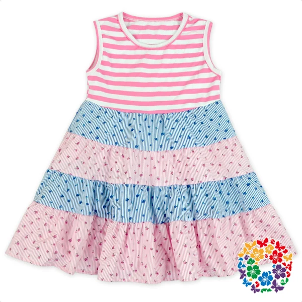  Летние клетчатые платья для маленьких девочек юбка без рукавов с рисунком молодых