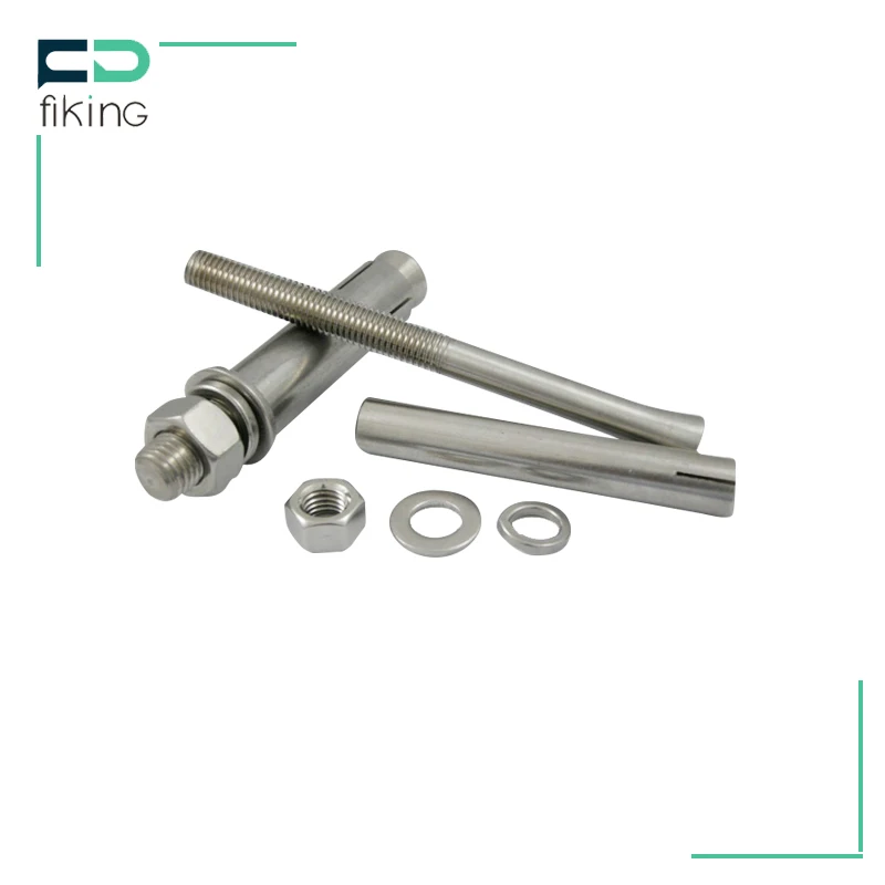 china supplier ss304 ss316stainless steel expansion through bolt
