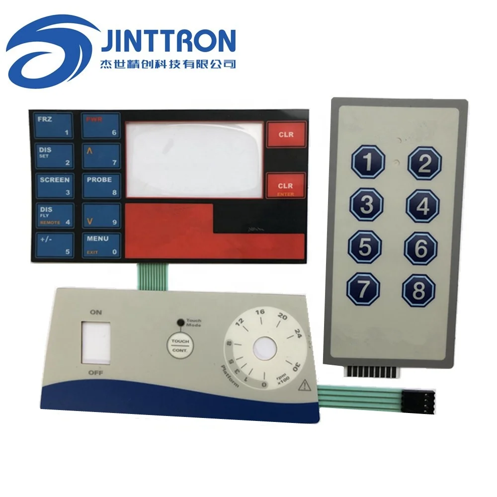 membrane switch keypad keyboard for medical, industry, communication and other area, control panel