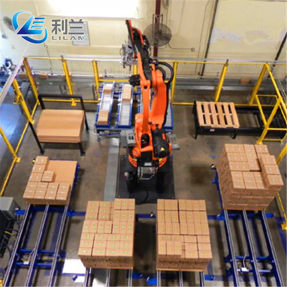 Китайский производитель широко используется автоматическая робот компилятор машины для пакетирования случае
