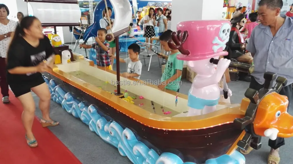 fun kids indoor and outdoor games children fiberglass fishing pond games machine