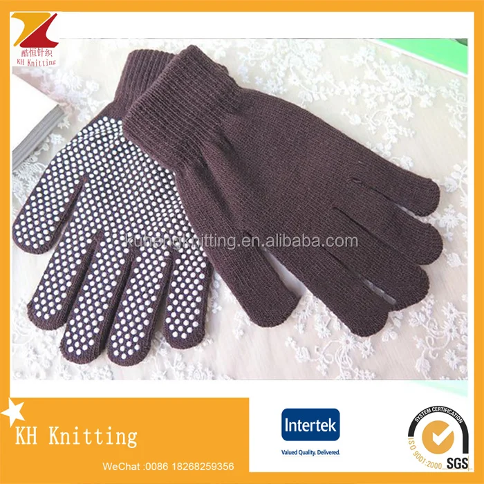 2021 Autumn Winter Women Multi Color Warm ACrylic Gloves Non-slip Cycling Knit Gloves Men Gym Glove Mittens