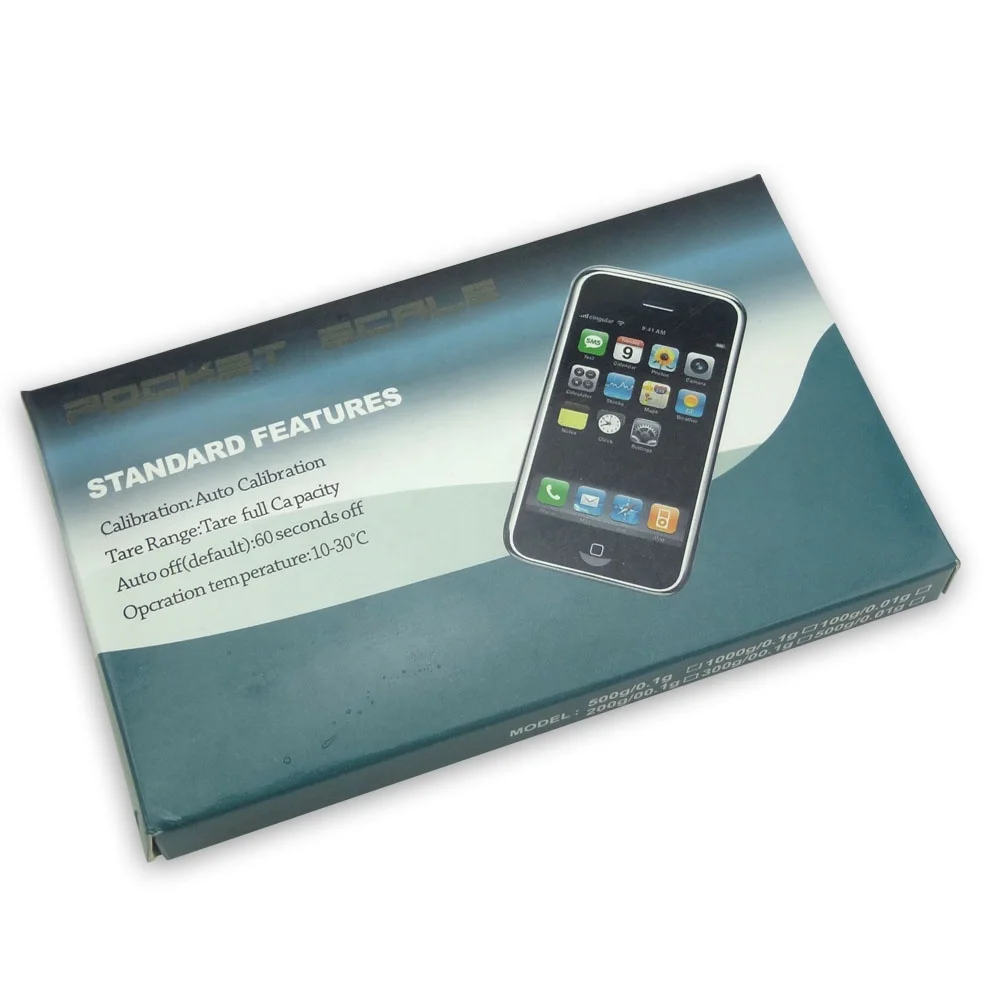 New Design  iphone shape High capacity Jewelry Weighing Digital Diamond Pocket Scale