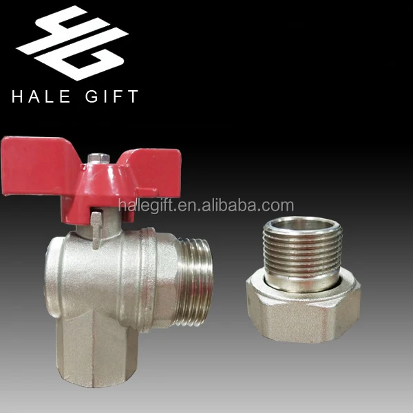 Factory Underfloor Heating Manifold Butterfly Brass Ball Valve