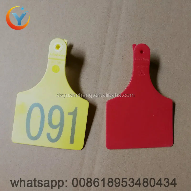 Cattle Ear Tag /ear Tag for Sheep / Cow Ear Tag for Livestock ONE Piece Labels Identification One Piece