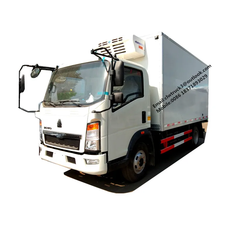 HOWO vegetable transport truck/refrigerated vehicle/refrigerated transport vehicle