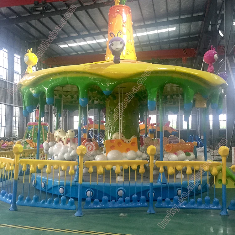 Парк аттракционов, оборудование для крытых игровых площадок, детские электрические качели с каруселем