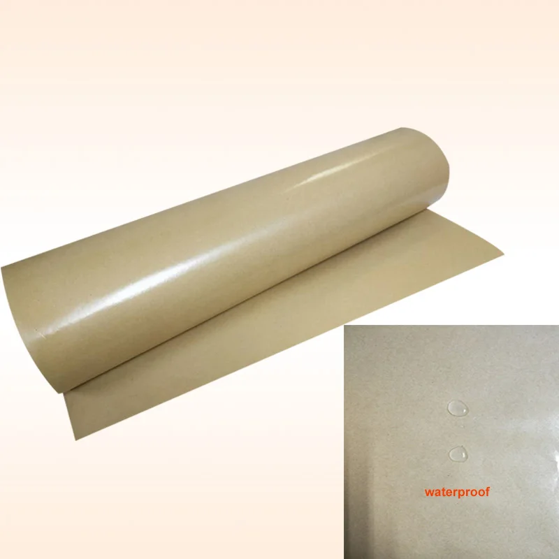 Food grade grease proofing & waterproof kraft paper single side pe coated paper for packing