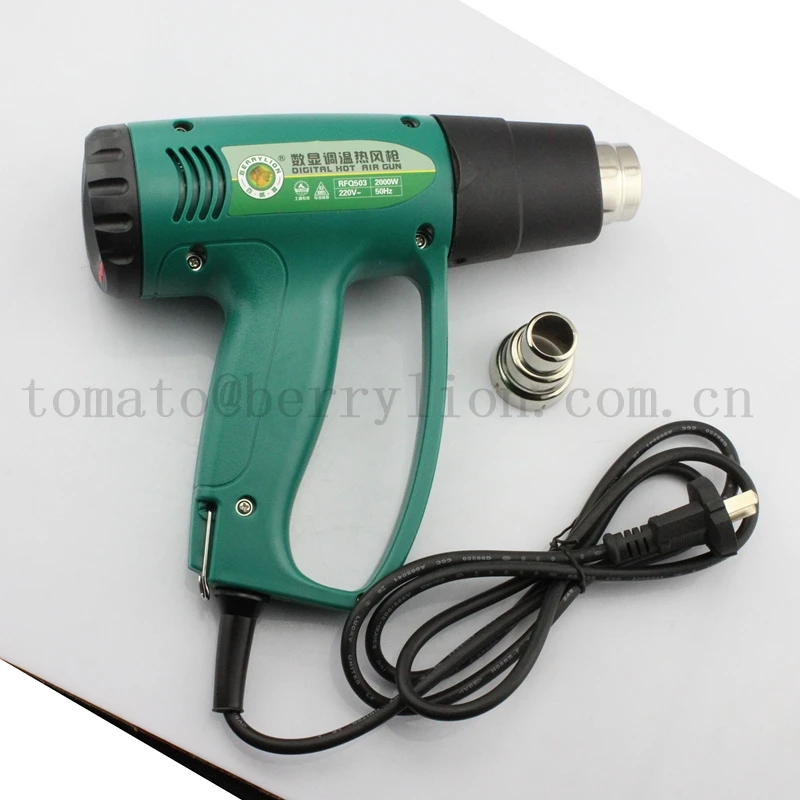 Инструменты guangzhou berylion rfq 503 цифровой дисплей термопистолет с регулируемой температурой