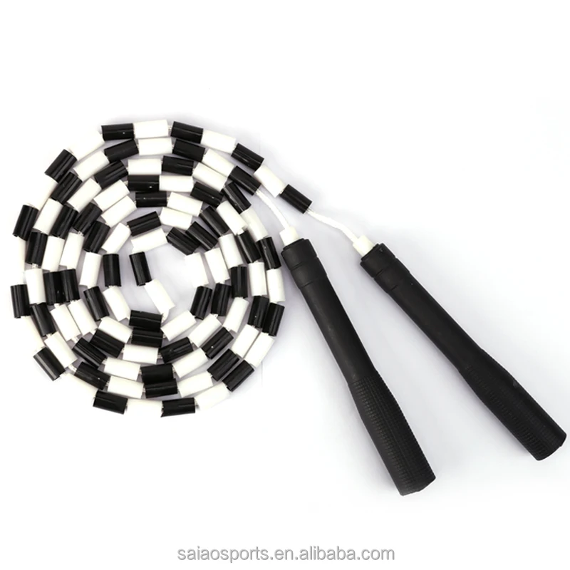 Cheap jump skipping rope pvc rope double dutch bamboo knot rope