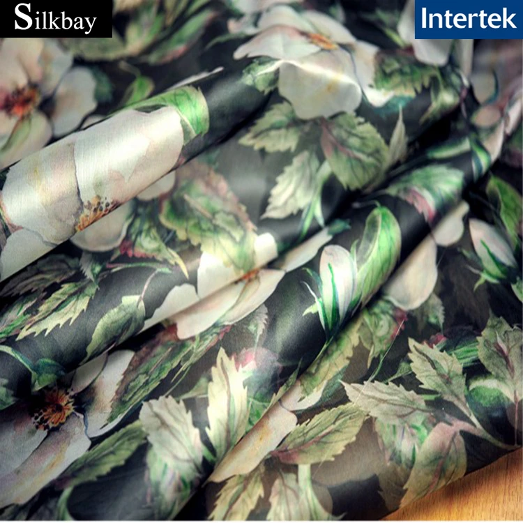 100% silk satin organza sillk fabric Raw silk fabric