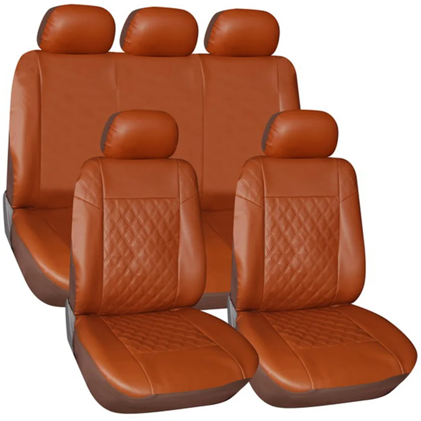 Универсальный высококачественный кожаный чехол для автомобильного сиденья
