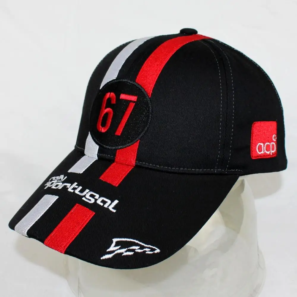 
Rally Portugal #67 Racing Embroidery Baseball Cap Black Color Sports Cap 