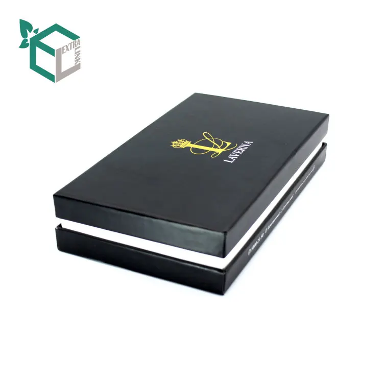 Luxury Top And Base Lid Cardboard Paper Long Wallet Packaging Box