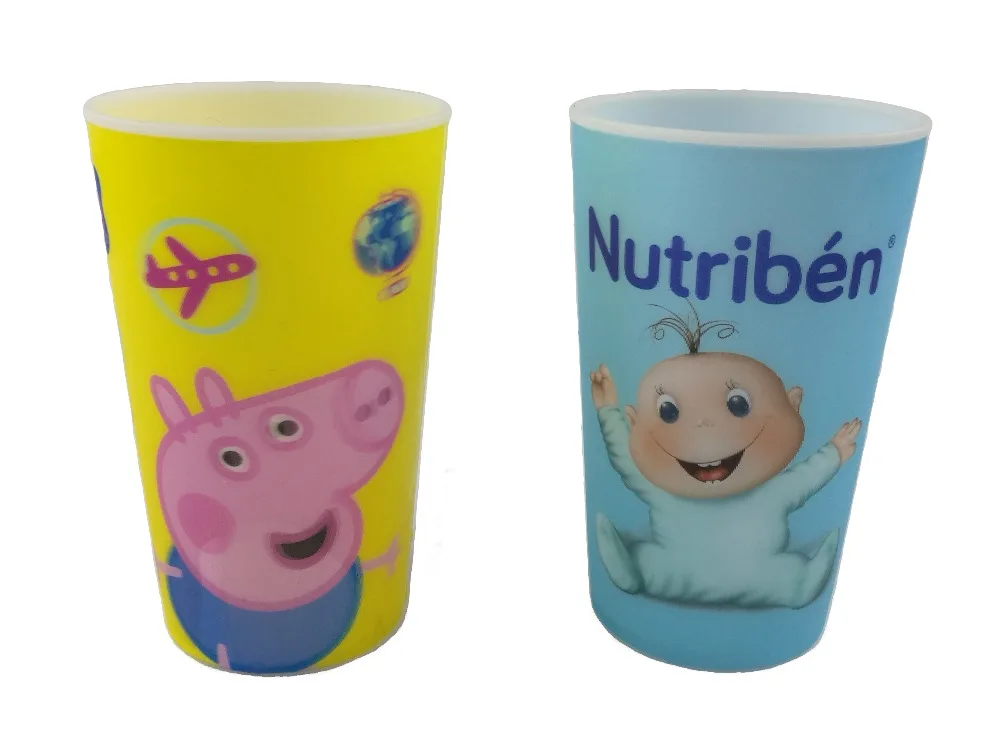 
3pcs BPA Free Cheap Plastic PP Kids Dinner Set IML Children Dinnerware Dinner Set For Children 