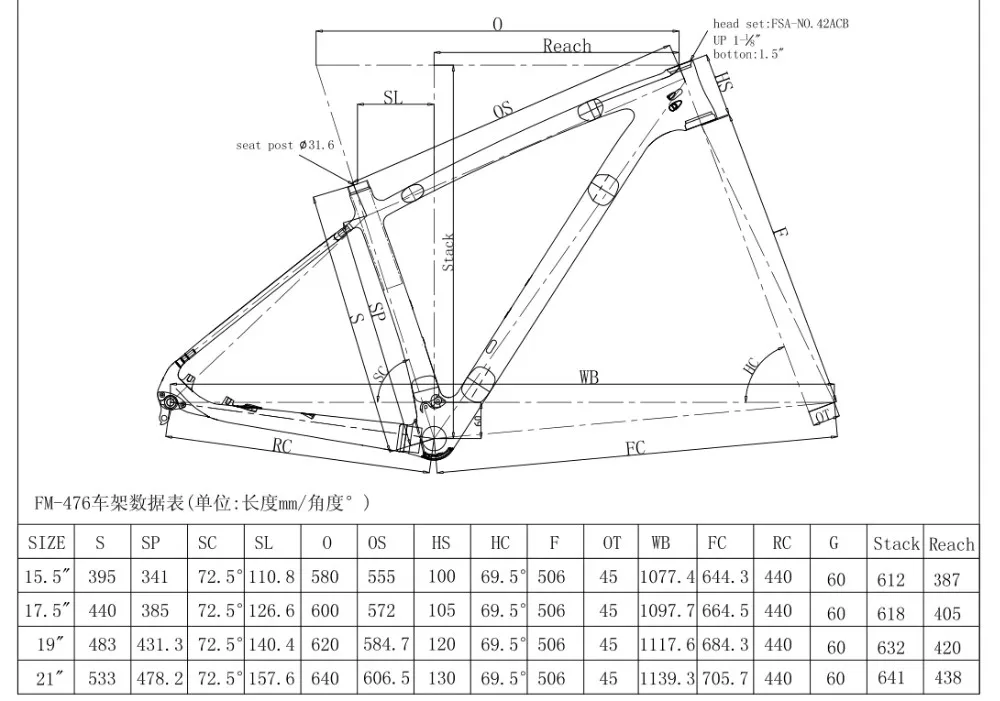 New 2017 China Carbon 27.5er Plus Hardtail MTB Frame