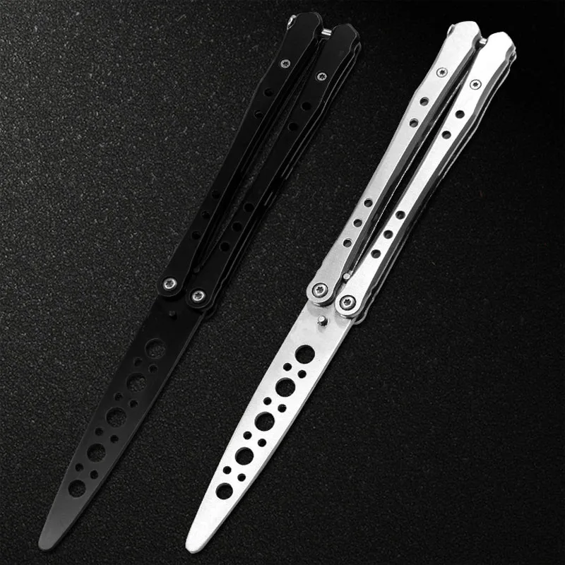 Тренировочный нож CSGO Balisong с тупым лезвием по низкой цене