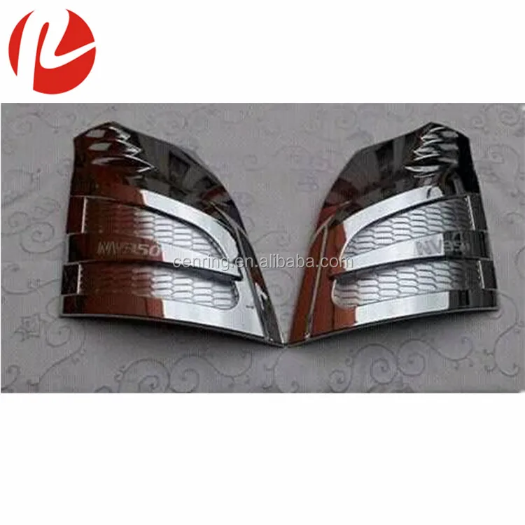 ABS Chrome accessoires headlamp tail light side mirror cover for hiace van quantum mini bus 2005-2018