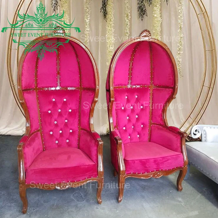 2019 Newest design wedding chairs for bride and groom sofa chair